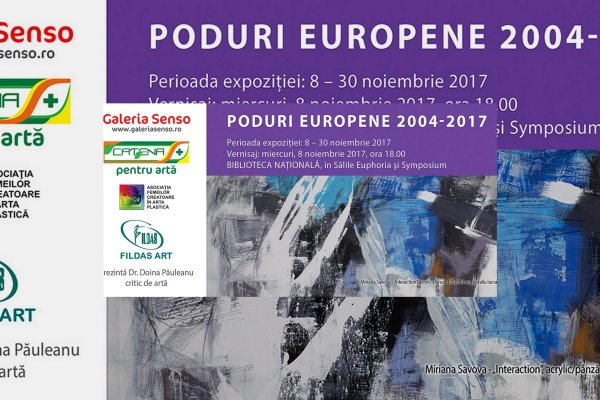 Pictori_Poduri Europene Expozitie Internationala a Femeilor Creatoare la Biblioteca Nationala a Romaniei 