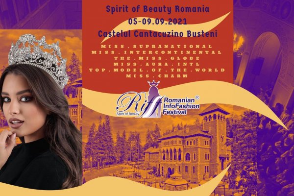 RIFF_Foto 2021 Romanian InfoFashion Festival Spirit of Beauty la Castelul Cantacuzino Busteni