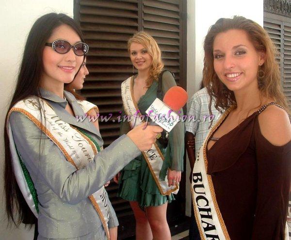 Tanzania 2006 Special Correspondents Camelia Seceleanu & Oana Georgescu at Miss Tourism Model of the World